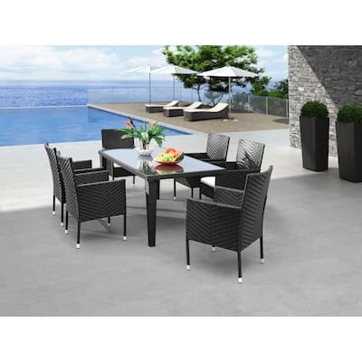 Toksook Bay Rectangular Table Espresso by Havenside Home