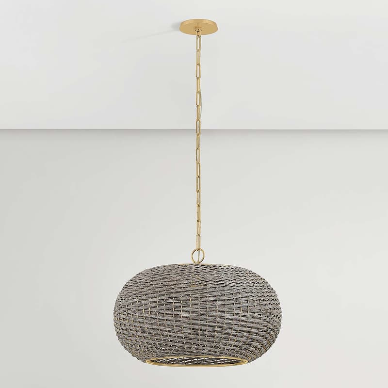 Hudson Valley Lighting 5525 Penarth 24" Wide Pendant with Woven