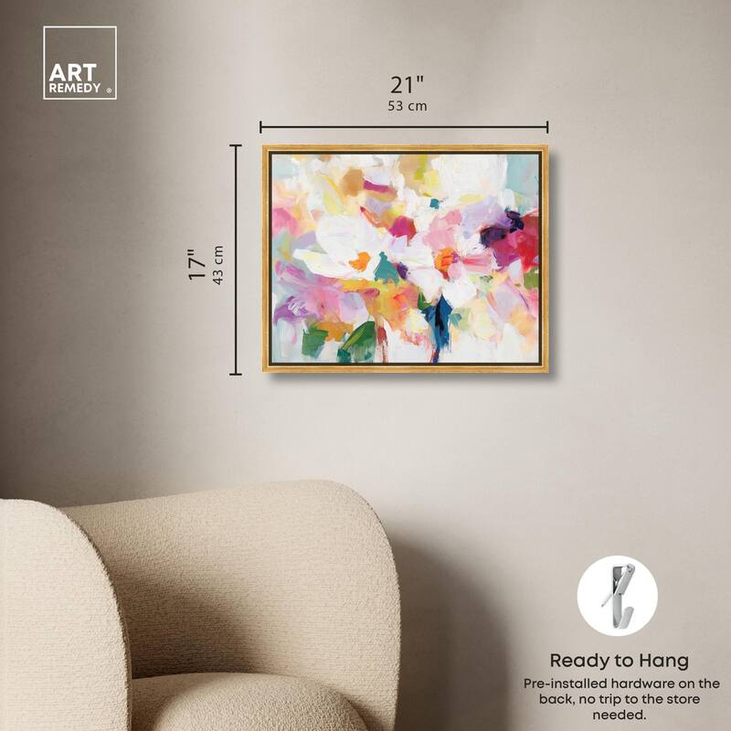 Bold Brushstroke II Canvas by Art Remedy