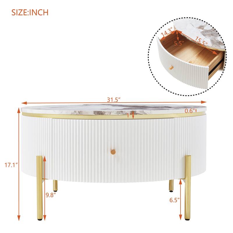 Modern Round Coffee Table