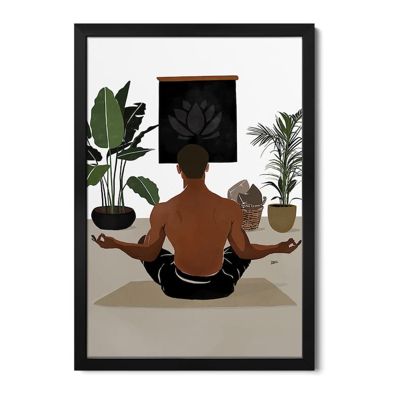 Focus Premium Framed Poster by Bria Nicole - Black - 24x32x1