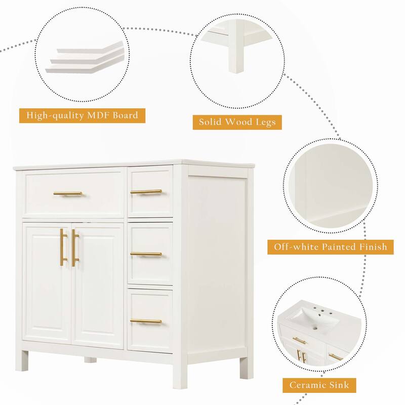 Modern and Simplicit Bathroom Vanity