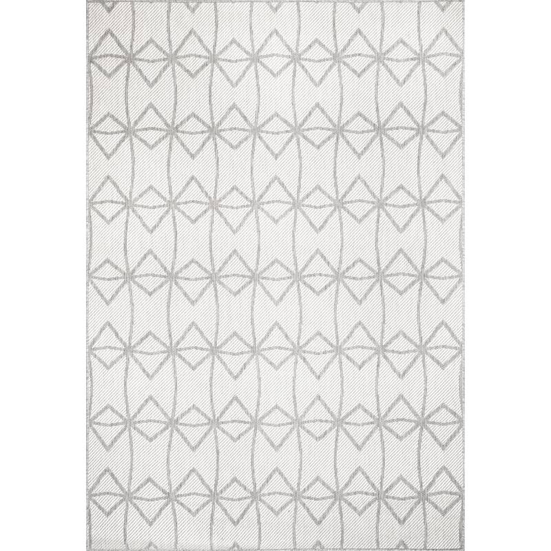 Nuloom Saunders Geometric Indoor/Outdoor Area Rug