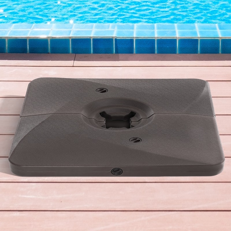 BONOSUKI 320LBs Heavy Duty Cantilever Patio Umbrella Base