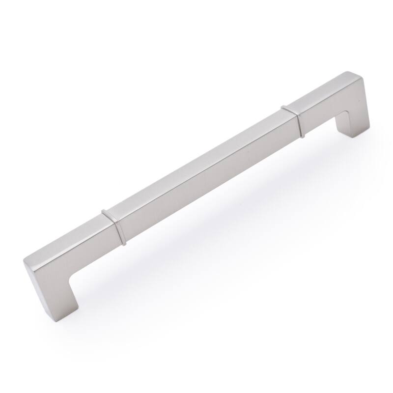 RK International Newbury 8 Inch Center to Center Handle Cabinet Pull - Satin Nickel