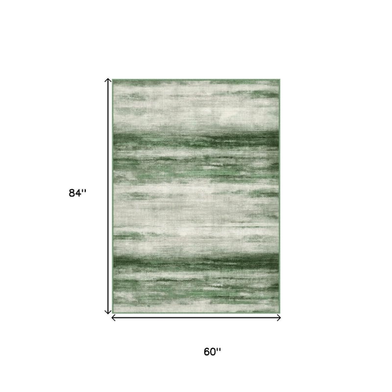 HomeRoots Abstract Modern Rectangle Area Rug