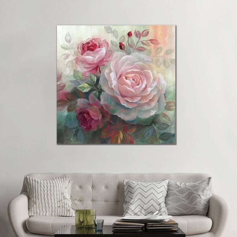 iCanvas "White Roses II" by Nan Canvas Print