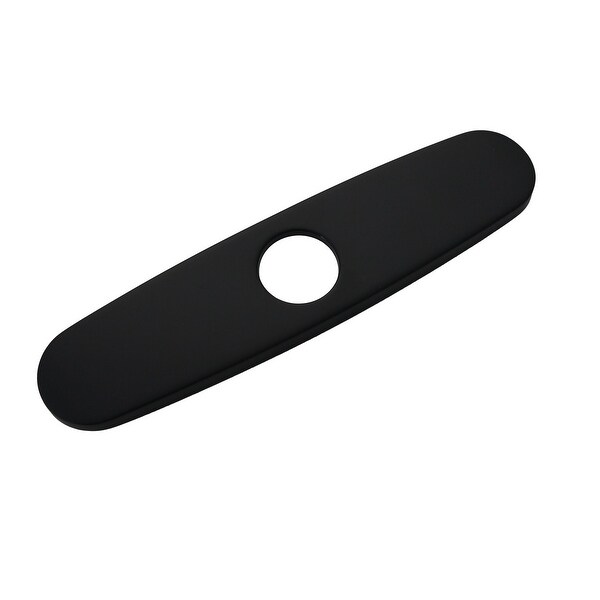 Single Hole 9.75-inch Kitchen Faucet Plate. Opens flyout.