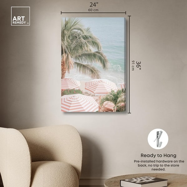 Summer Beach Day I Coastal Decor Canvas Print by Art Remedy - Bed Bath ...