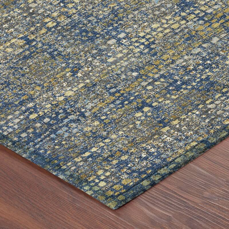 Machine Washable Indoor/ Outdoor Casual Kersey Chantille Rug