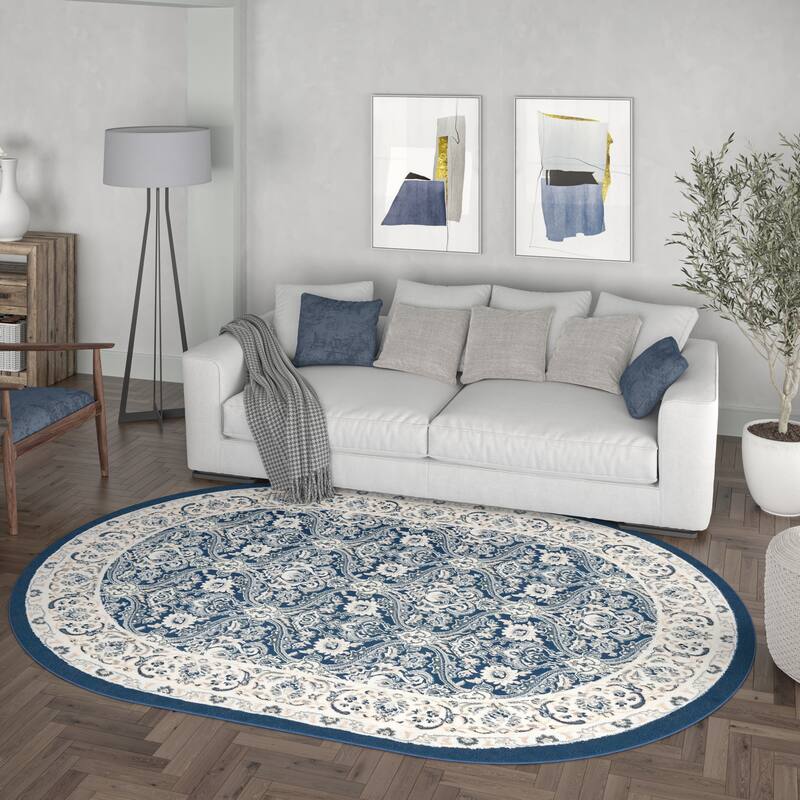 Carrington Traditional Border Indoor Area Rug