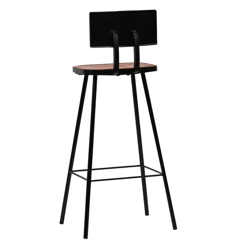 vidaXL Bar Set 3 Piece Solid Reclaimed Wood Multicolor
