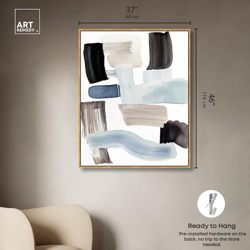 Abstract Order Canvas by Art Remedy