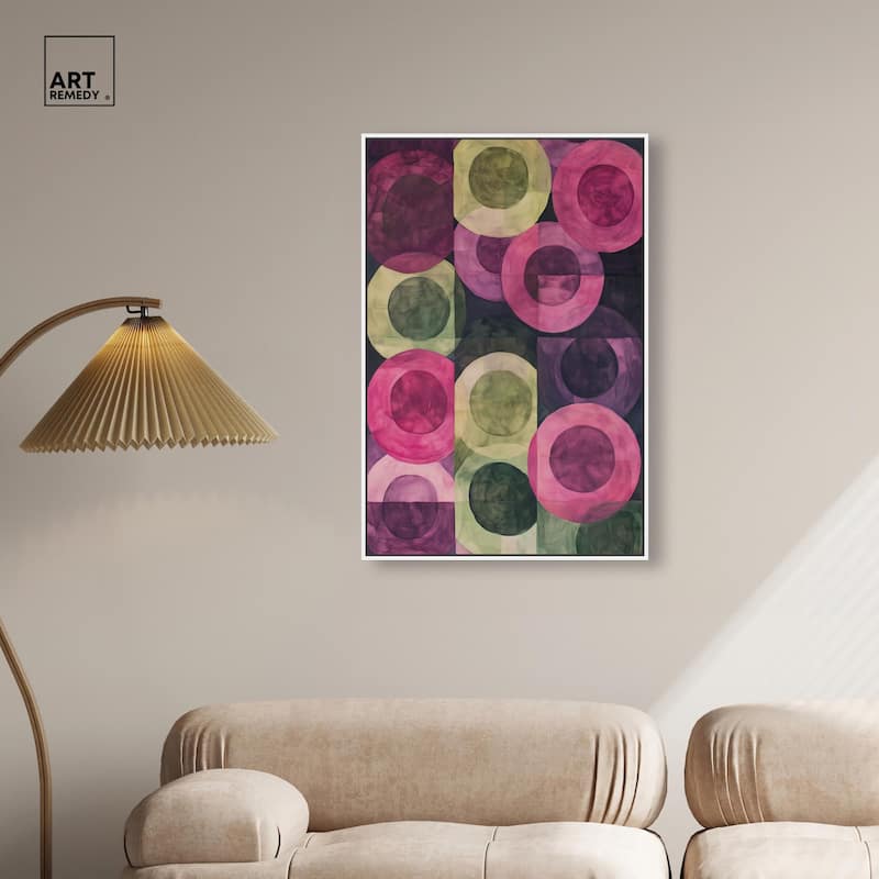 Orbital Pattern Canvas by Art Remedy