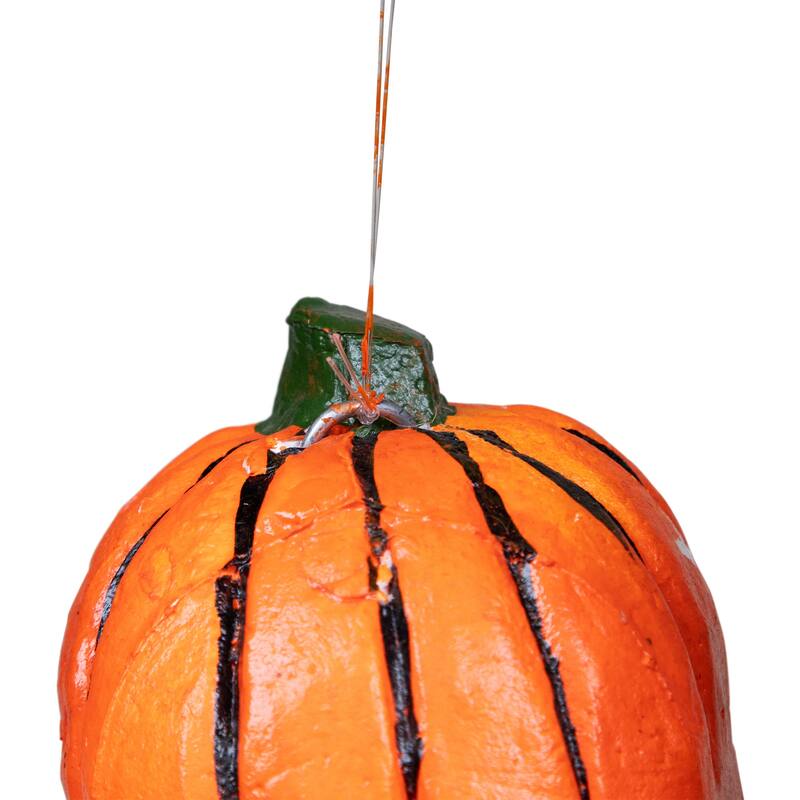 Animated Swinging Pumpkin Man Halloween Decoration - 30"