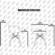 preview thumbnail 2 of 10, 2xhome Plastic Chair With Arms Armchair Eiffel Dowel Leg Natural Wood For 3 4 5 6 Years Kids Student School Classroom Home Desk