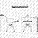preview thumbnail 2 of 7, 2xhome Plastic Armchair With Arms Designer For Kitchen Dining Home Desk Classroom Student Child Children Yellow School