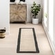preview thumbnail 30 of 29, Nuloom Bronwyn Farmhouse Bordered Jute Blend Area Rug 2' x 8' - Grey - Runner