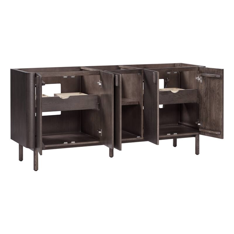 Avanity Blakely 72 in. Vanity Only in Brown Oak finish