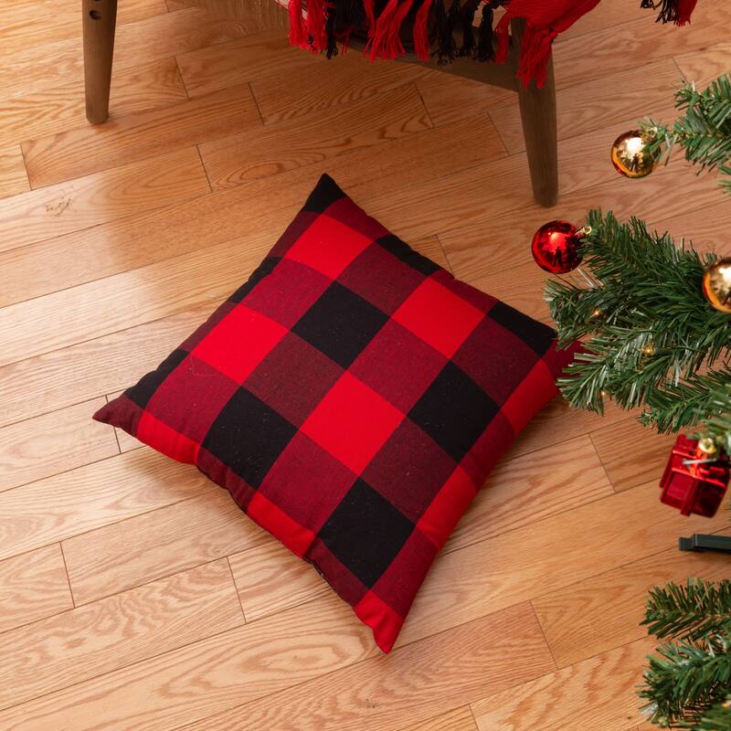 Fabstyles Buffalo Check 2 Piece Cotton Cushion Set