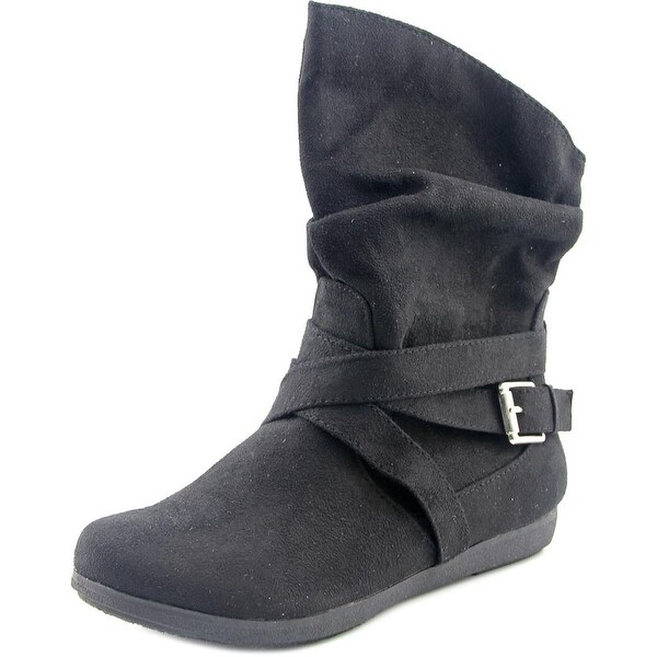 round toe wide calf boots
