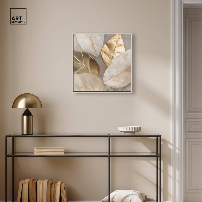 Golden Cascades Canvas by Art Remedy