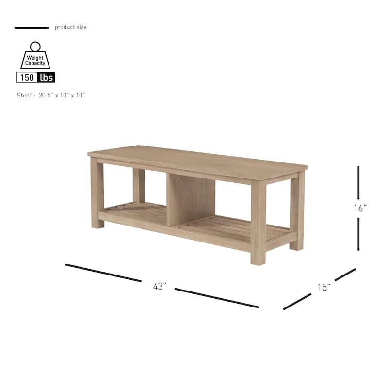 NPD Furniture Tiburon TV Bench