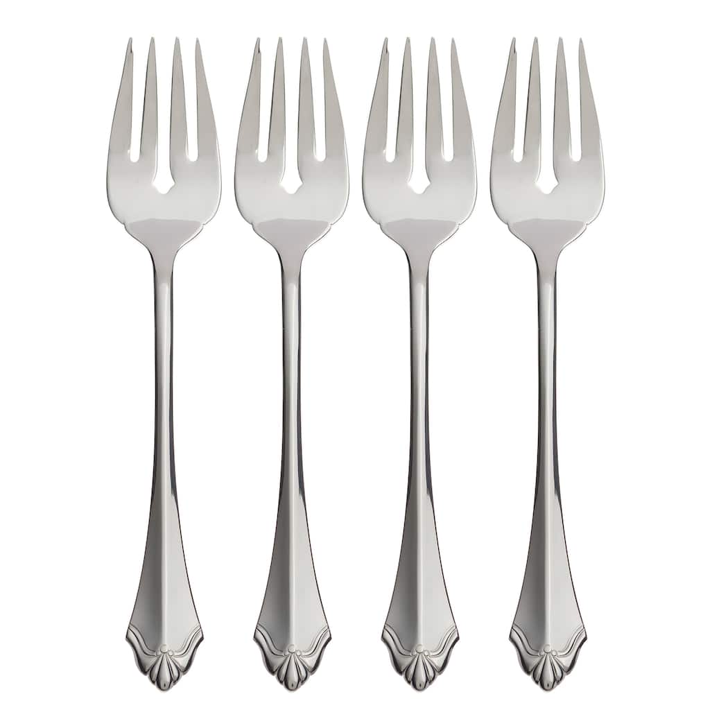 Oneida Kenwood Fine Flatware Salad Forks, Set Of 4