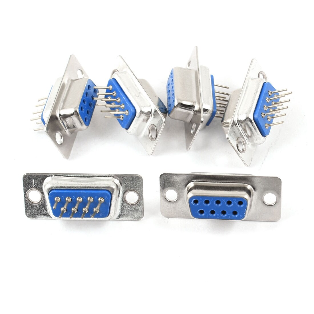 D-SUB CONN TH, PLUG 09651627812 9POS Pack of 10