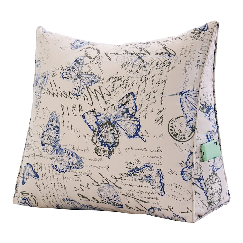 Kids Bed Rest Wedge Throw Pillow Decorative Sofa Back Support