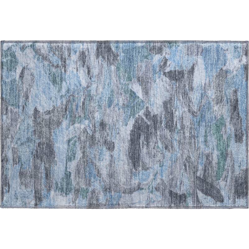 Premium Washable Super Soft Contemporary Brushstrokes Mayfield Rug