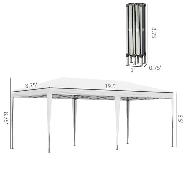 Canopy Tent, Heavy Duty Tents Outdoor Instant Gazebo Sun Shade Shelter