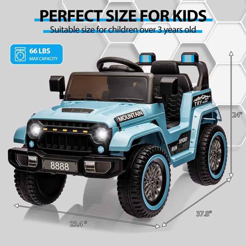 12V Kids Ride On Truck w/Remote Control