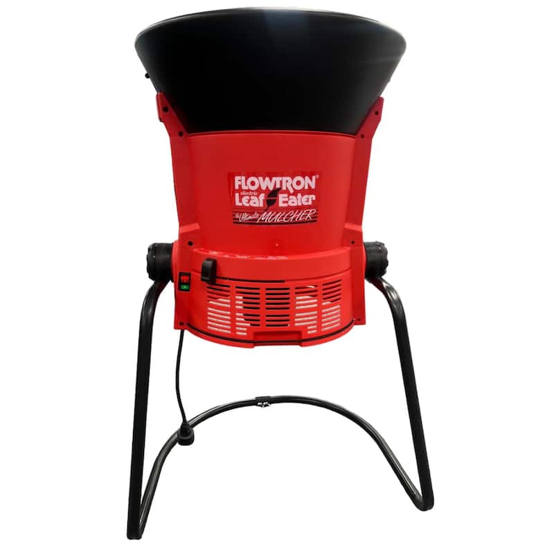 Flowtron Electric Leaf Mulcher Shredder Portable Garden Grinder Chipper Adjustable Mulch Ratio