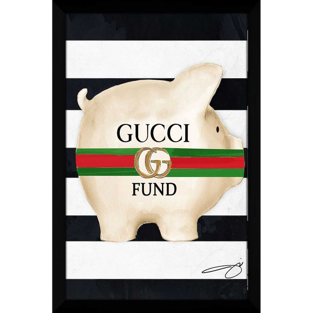 "Gucci Fund" by Jodi Print on Acrylic