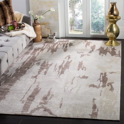 SAFAVIEH Couture Hand-knotted Tibetan Zhang Modern Wool Rug