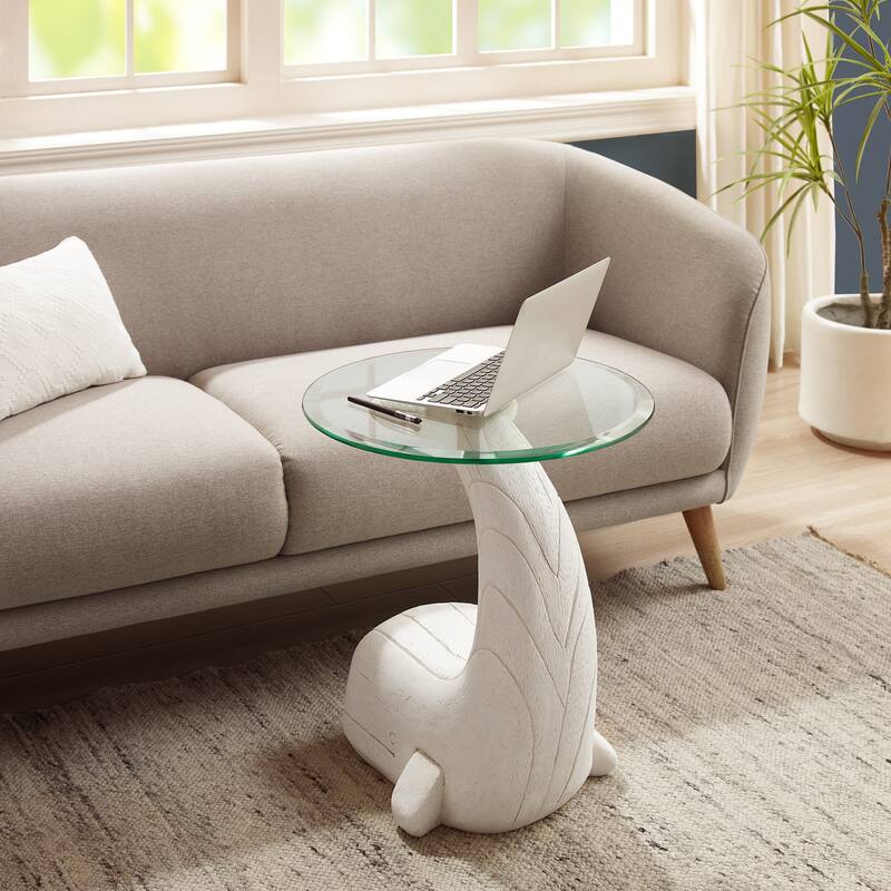Linon Winifred Whale Side Table