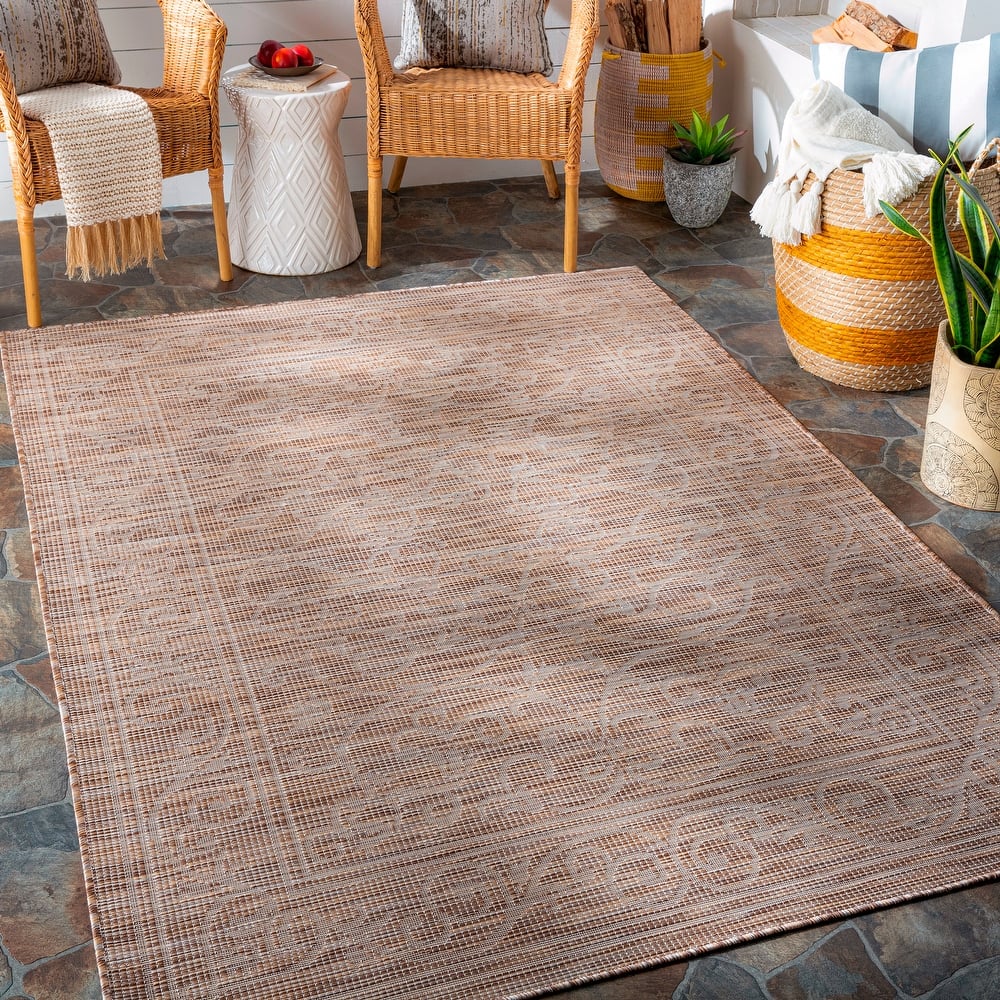 Artistic Weavers Adalet Vintage Boho Medallion Outdoor Area Rug