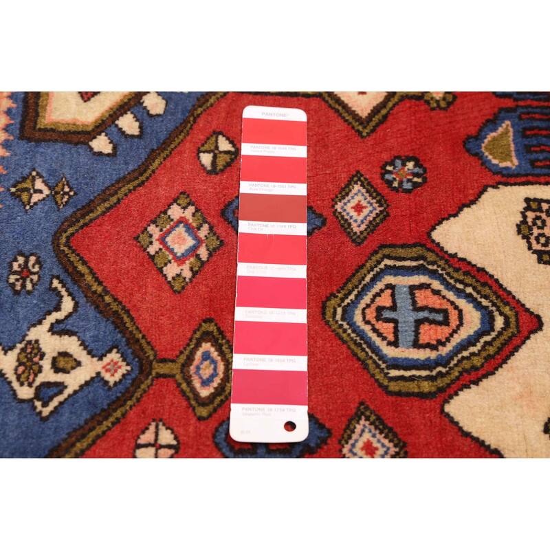 ECARPETGALLERY Hand-knotted Konya Anatolian Red Wool Rug - 3'1 x 4'4