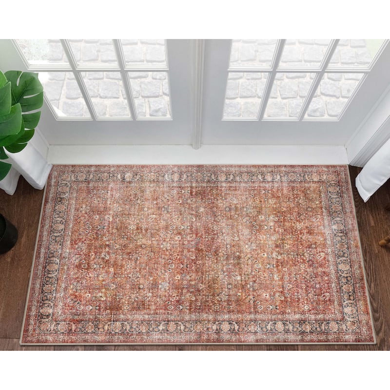 Well Woven Asha Delphine Vintage Persian Flat-Weave Area Rug