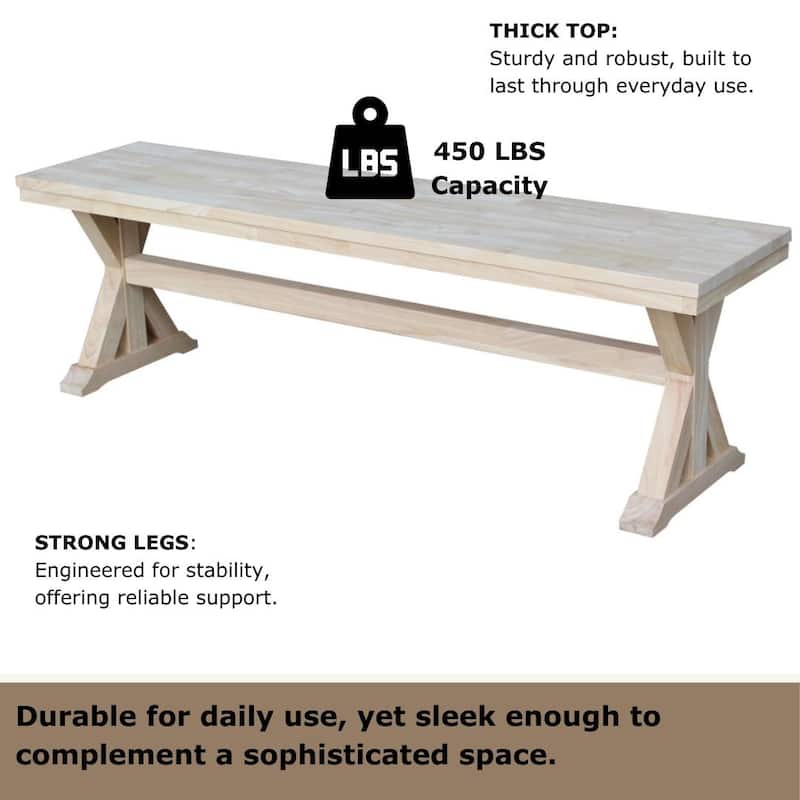International Concepts Canyon Bench