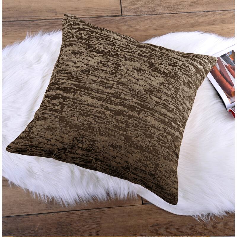 Peralta Jacquard Chenille Window Valance and Pillow Shell Set