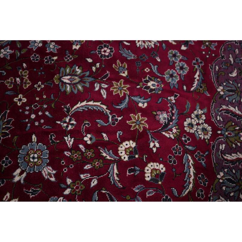 Traditional Kashan Turkish Large Rug Machine Made Carpet - 9'8" x 13'6"