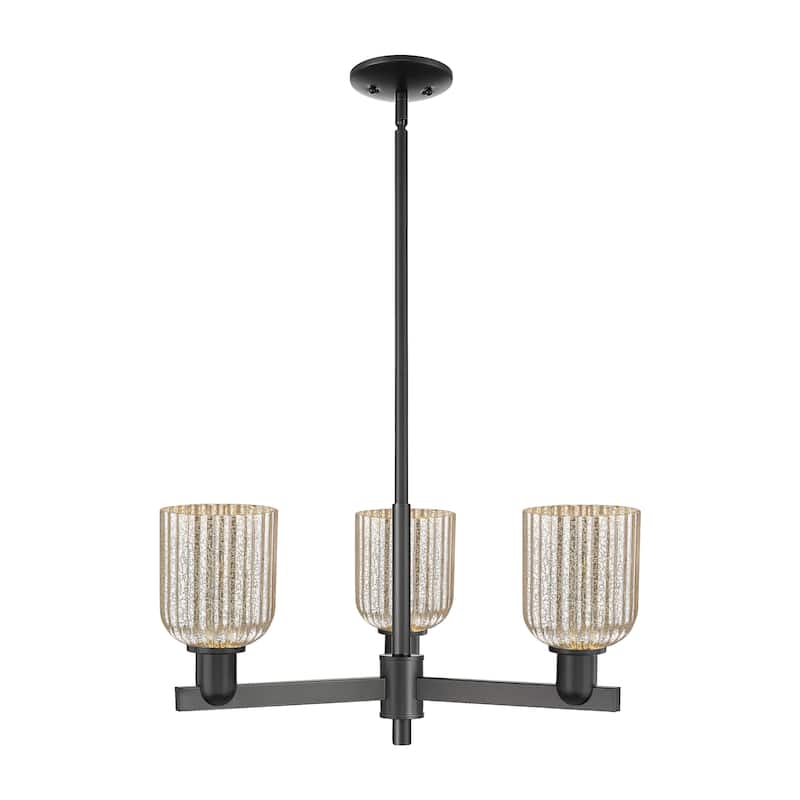 Innovations Lighting Downtown Urban - Bridal Veil - 3 Light 18" Chandelier