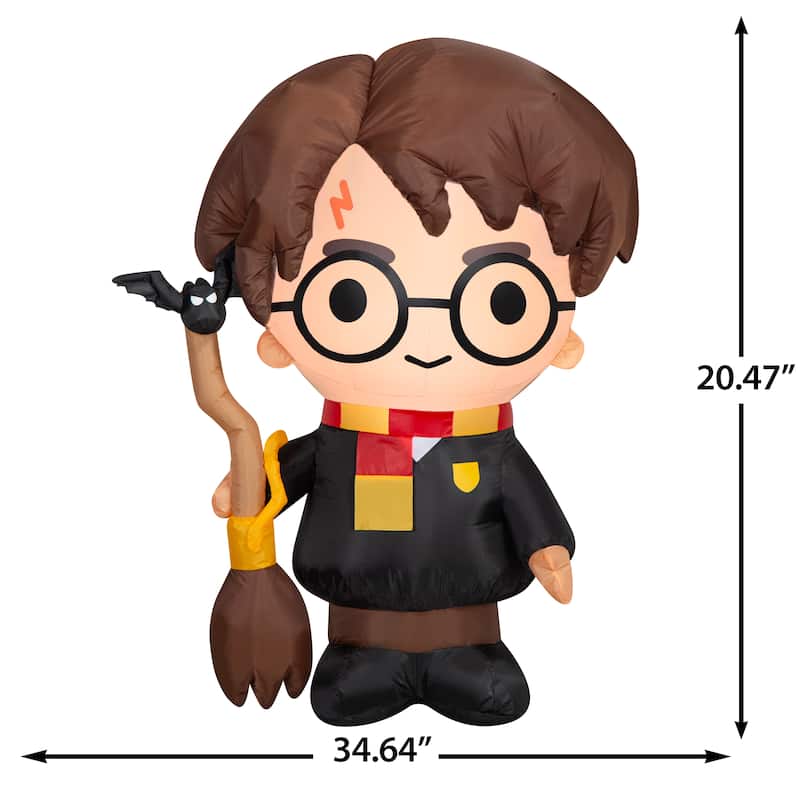 Airblown-Harry Potter w/Broom-WB