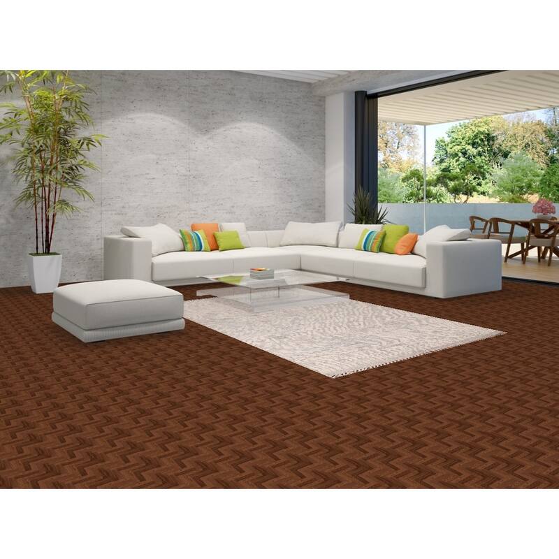 All-Over Abstract Moroccan Area Rug Handmade Wool Carpet - 5'11"x 8'10"