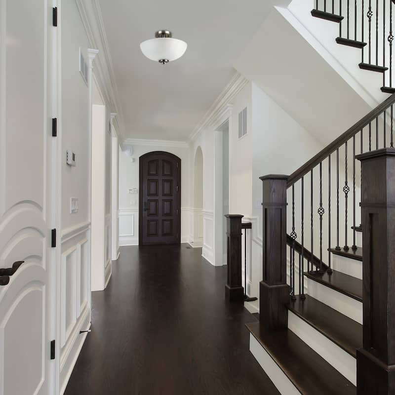 Bellevue GECF38049 Regularis 2 Light 13" Wide Semi-Flush Bowl Ceiling