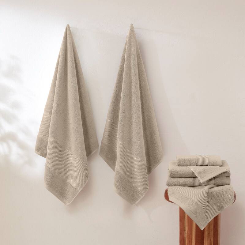 Modern Threads Air Cloud 6-Piece Bath Towel Set