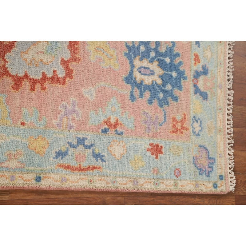 Oushak Accent Rug Hand-Knotted Wool Carpet - 2'7" x 5'10"