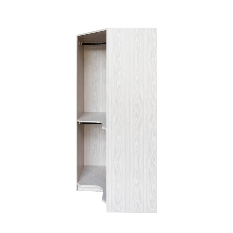 Polygon Corner Wardrobe with 2-Doors